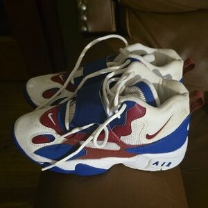 Nike Kids' White, Red, and Blue Sneakers